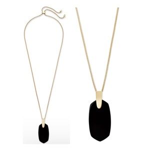 Kendra Scott • “Inez” Black + Gold Necklace